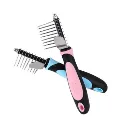 Single-breasted metal comb for dogs4.webp