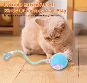 The cat toy ball is charged through USB4.webp