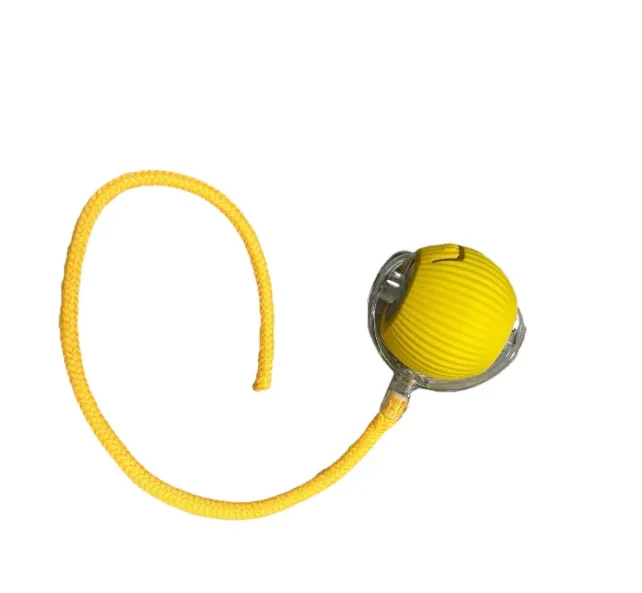 The cat toy ball is charged through USB2.webp