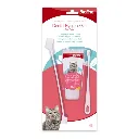 Bioline Dental Hygiene Set for Cats (Cheese Flavour) Cat Toothpaste & Toothbrush.webp