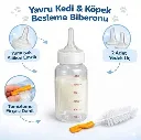 Cat and dog feeding bottle with cleaning brush3.webp