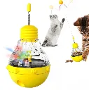 Funny Cat Treat Dispenser Toy for Pet (Yellow)2.webp