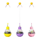 Funny Cat Treat Dispenser Toy for Pet (Yellow).webp