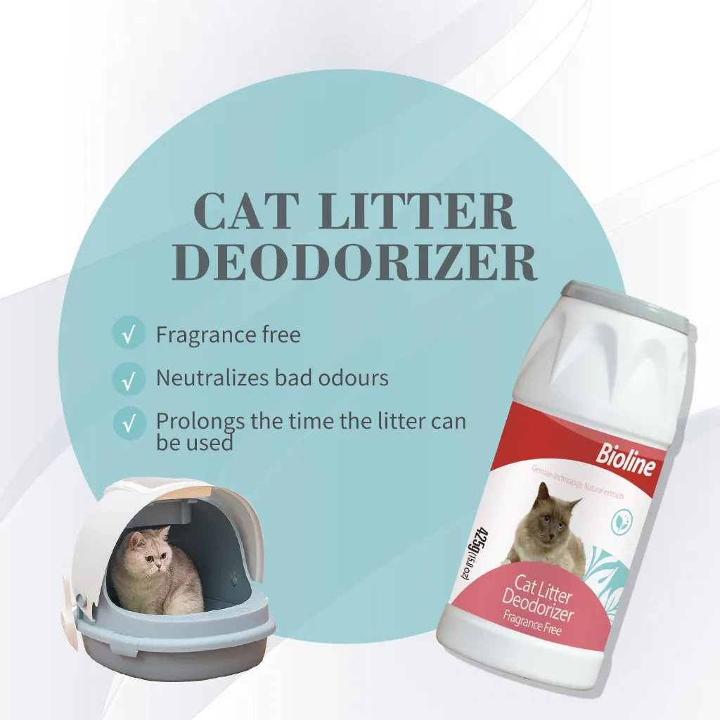 Bioline Cat Litter Deodorizer Natural Fragrance Free 425g2.webp