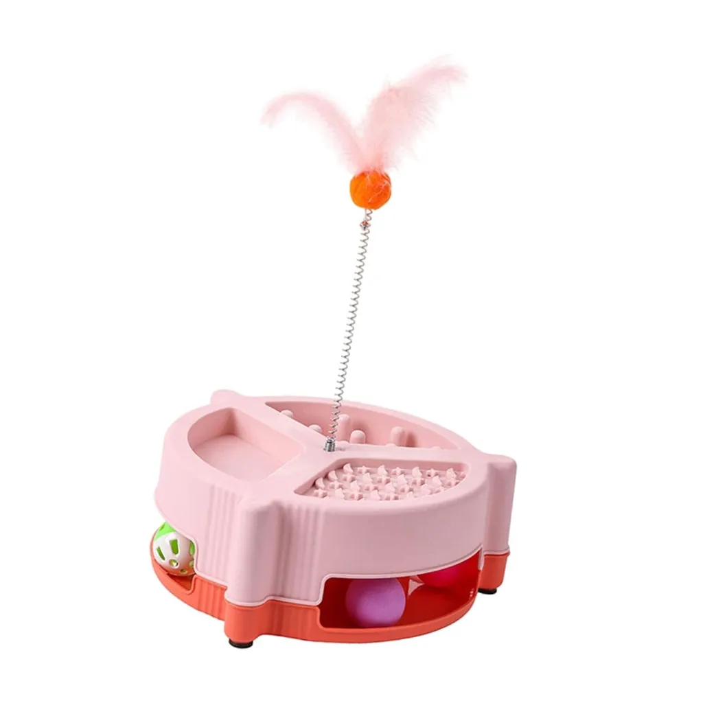 Cat Toy Ball Track Interactive Self Play for Interaction Catching Scratching.webp