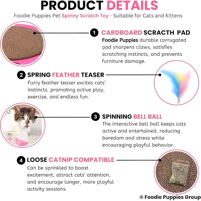 Interactive Cat Scratching Toy with Catnip Feathers2.webp