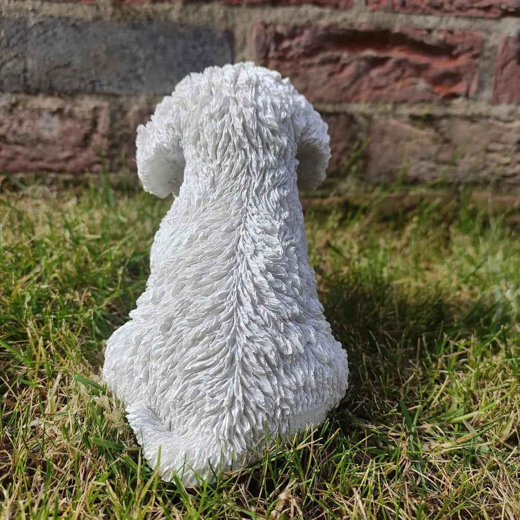 Cute Bichon Frise Dog Sculpture3.webp