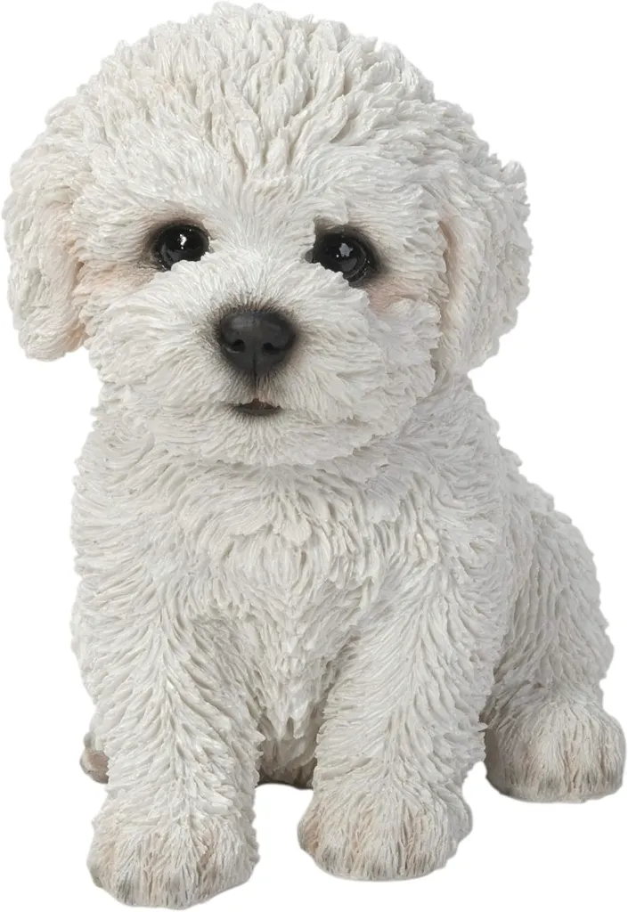 Cute Bichon Frise Dog Sculpture2.webp