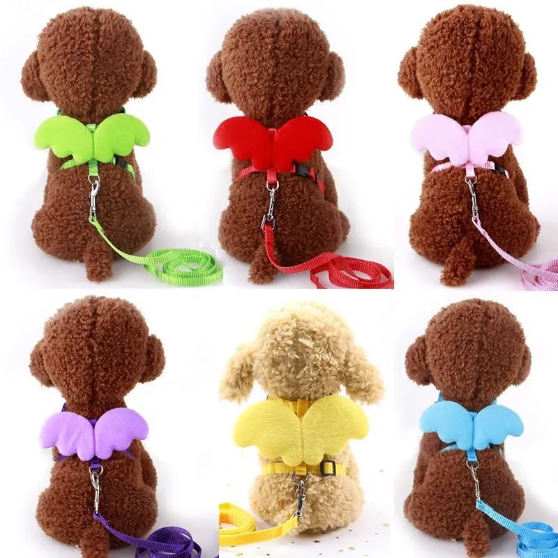 Adjustable Pet Harness & Leash Set with Angel Wings8.webp