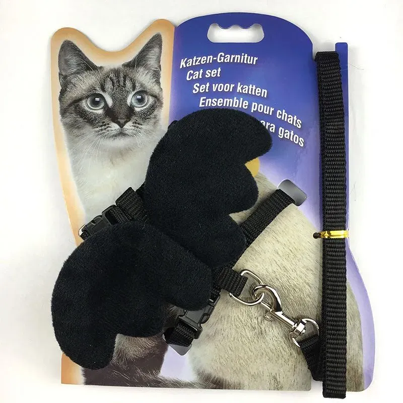 Adjustable Pet Harness & Leash Set with Angel Wings7.webp