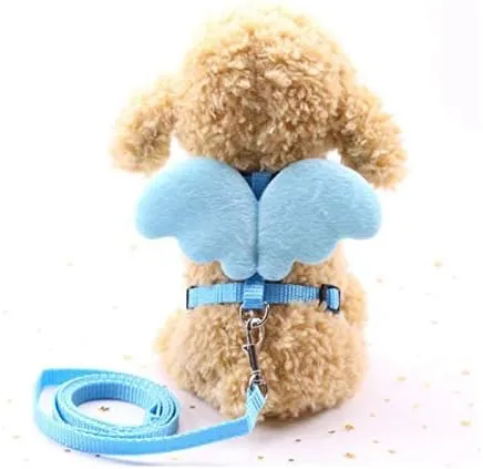 Adjustable Pet Harness & Leash Set with Angel Wings3.webp