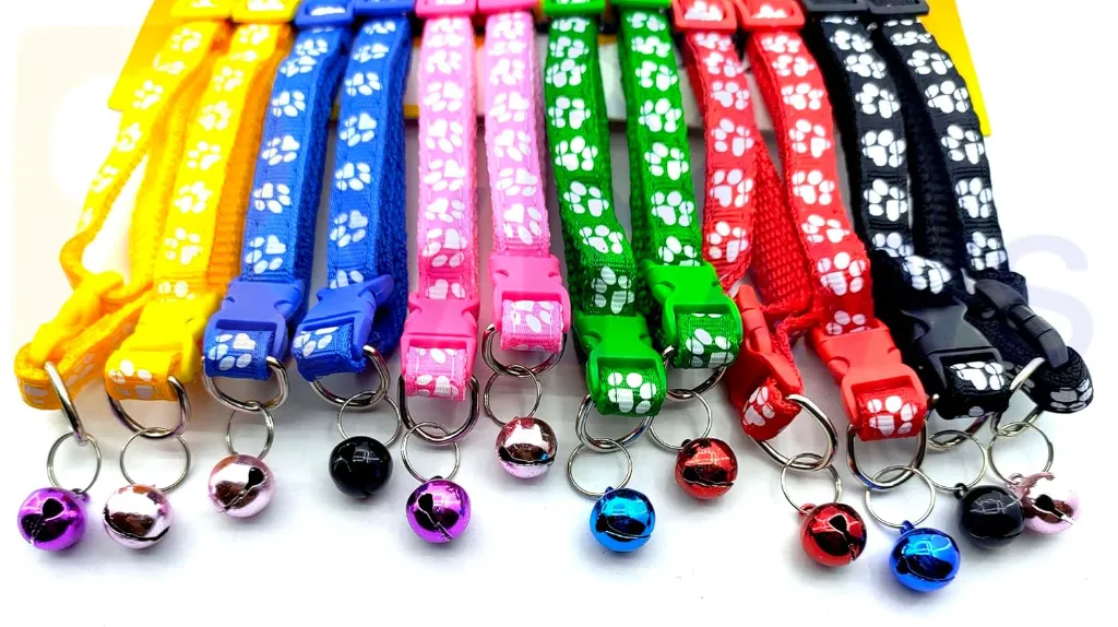 Polyester Cat Collars Random Color, 30 x 1 cm multicolor2.webp