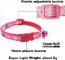 Polyester Cat Collars flower print2.webp