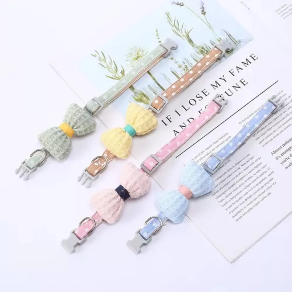 Cotton Collar Bow For Pets2.webp