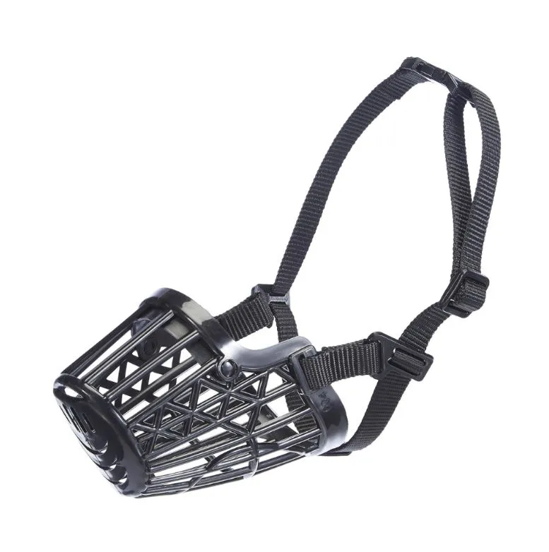 Plastic Dog Muzzle with Snout Nylon Strap2.webp
