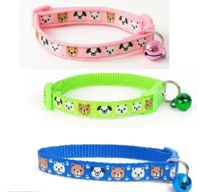 one Polyester Cat Collars With Bell (Random Color) 3.webp