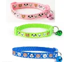 one Polyester Cat Collars With Bell (Random Color) 3.webp