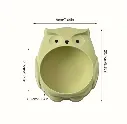 Owl Shaped Cat Bowl, Pet Bowl Feeder3.webp