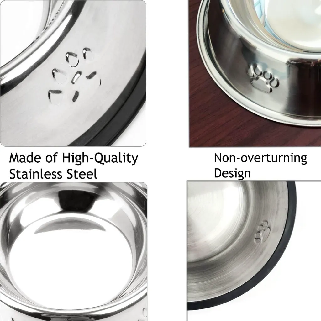 Stainless Steel Dog Bowls, Dog Feeding Dishes2.webp