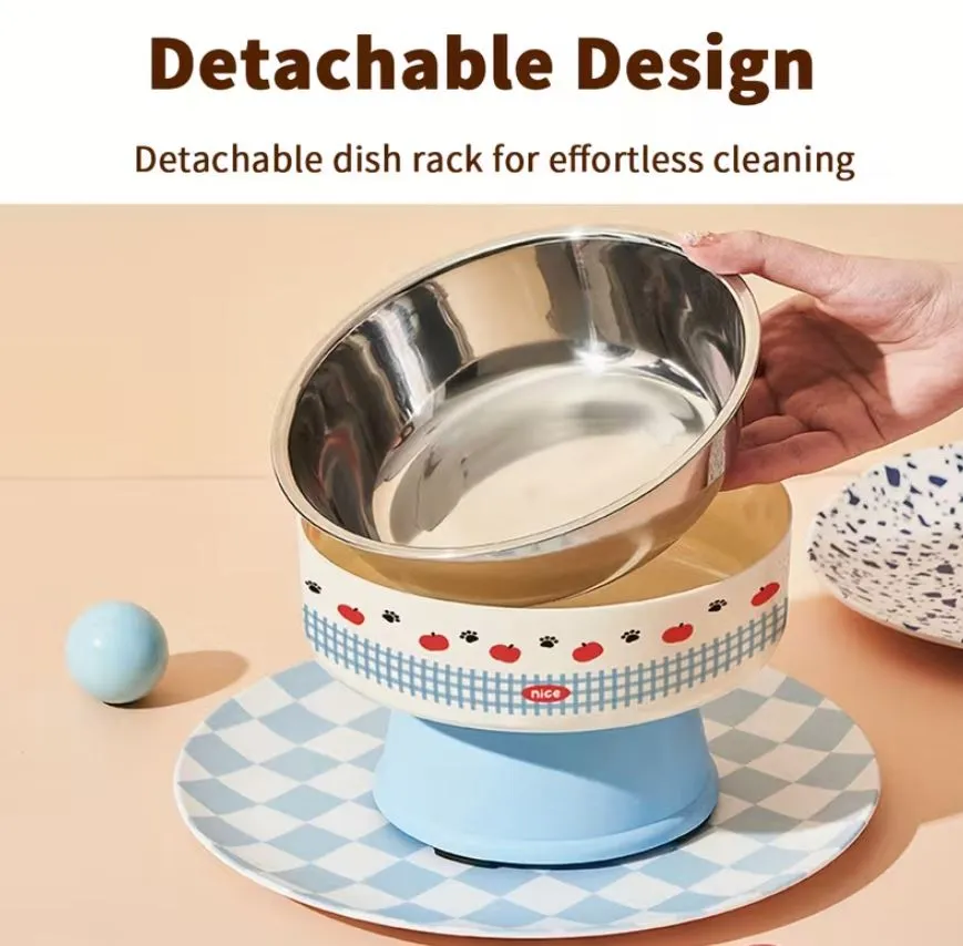 A Pet Stainless Steel Bowl Non-Slip Large Capacity 2.webp