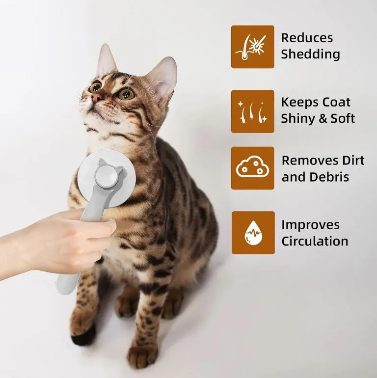Generic Cat & Dog Grooming Brush, Slicker Brush With Massage Particles2.webp