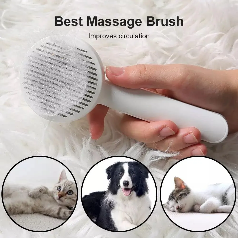 Generic Cat & Dog Grooming Brush, Slicker Brush With Massage Particles6.webp