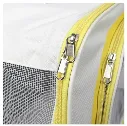 Dog & Cat Carrying Backpack with Panoramic Window Yellow Breathable Backpack for Pets3.webp
