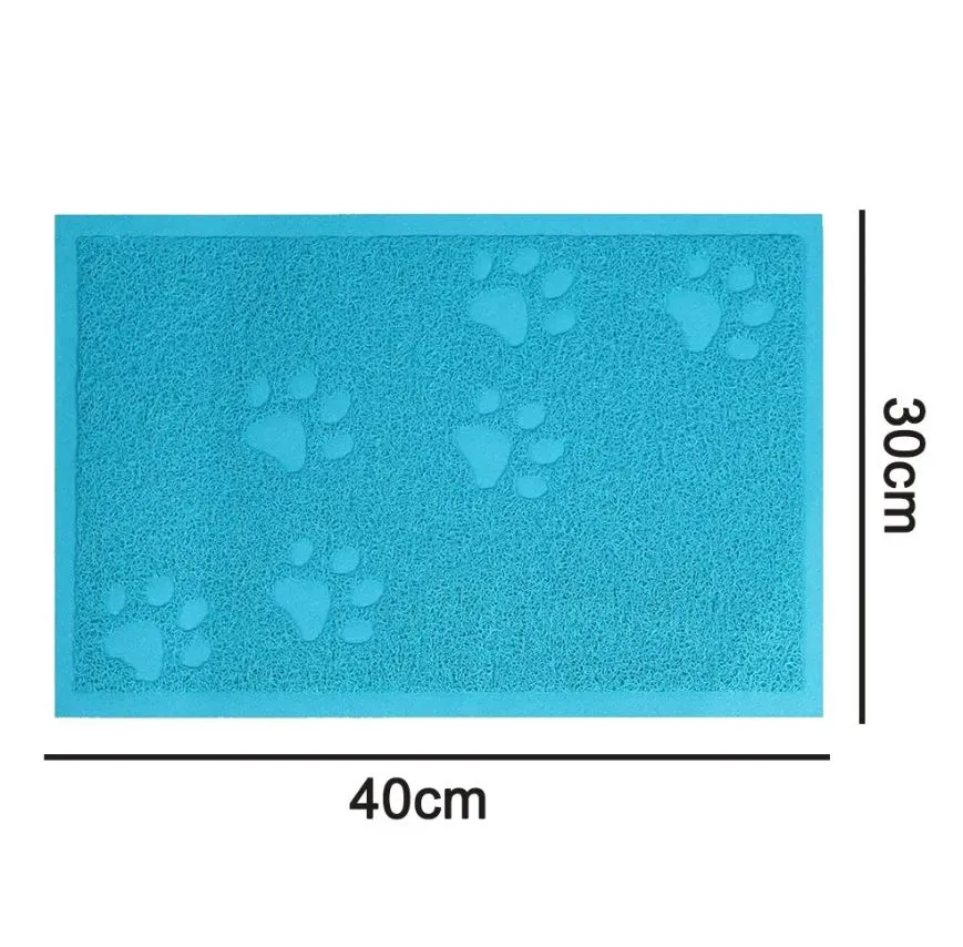 Cat Feeding Mat for Food and Water Bowls - Machine Washable, Waterproof, Eco-Friendly, No-Slip3.webp
