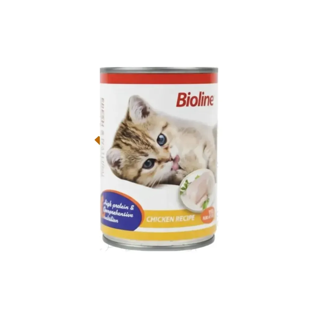 Bioline Canned Cat Wet Food (Chicken) 375g