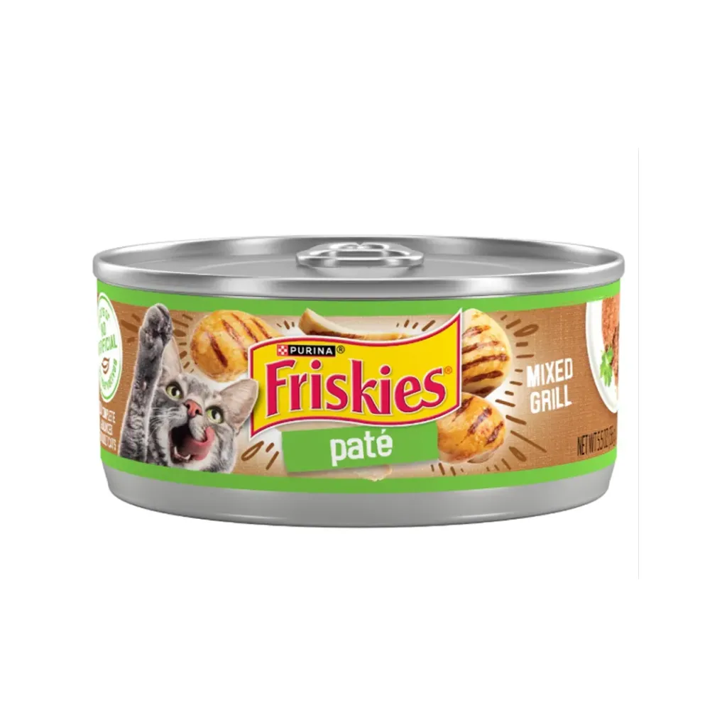 Friskies Wet Cat Food (Mixed Grill Pate) 156g
