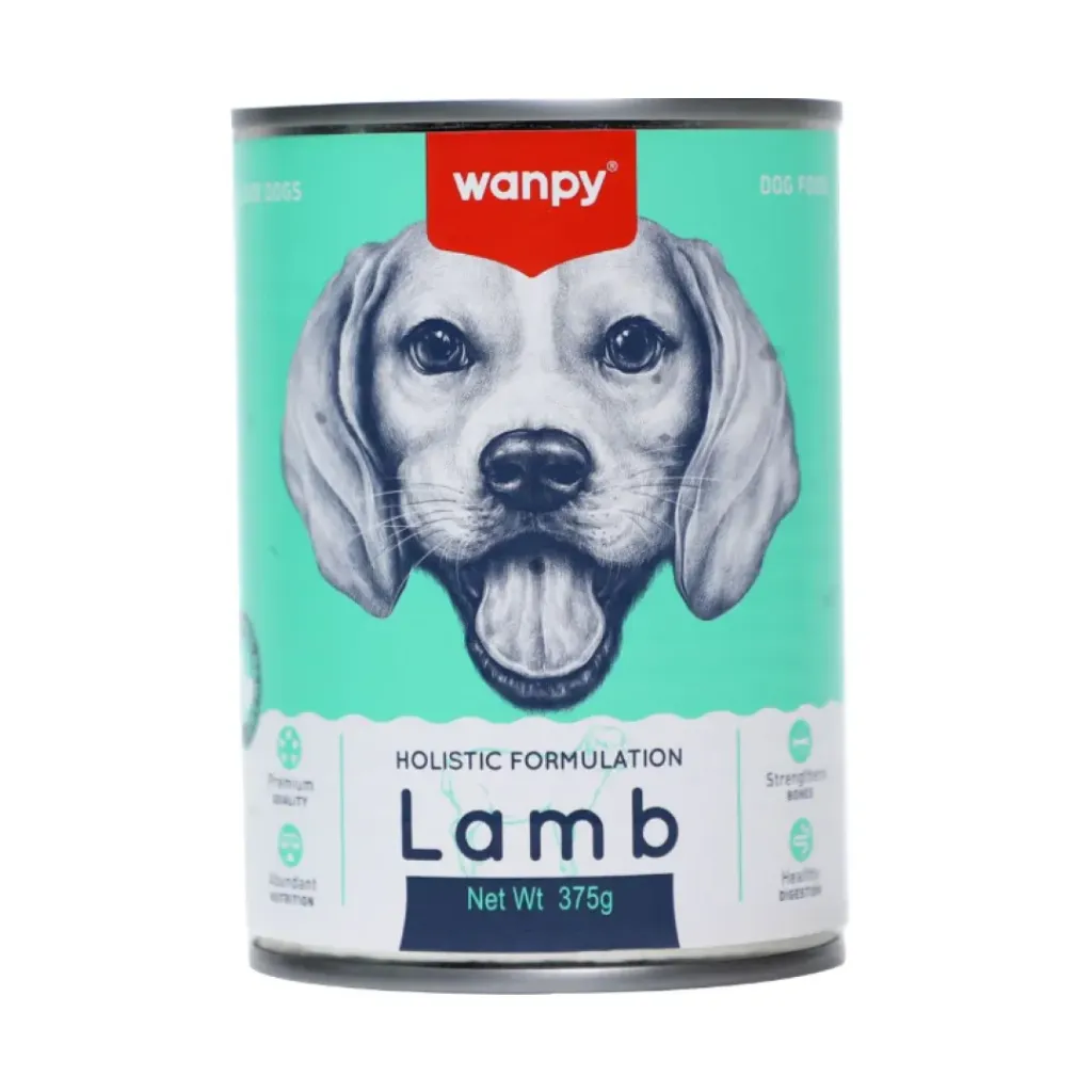 Wanpy Canned Wet Dog Food (Lamb) 375g