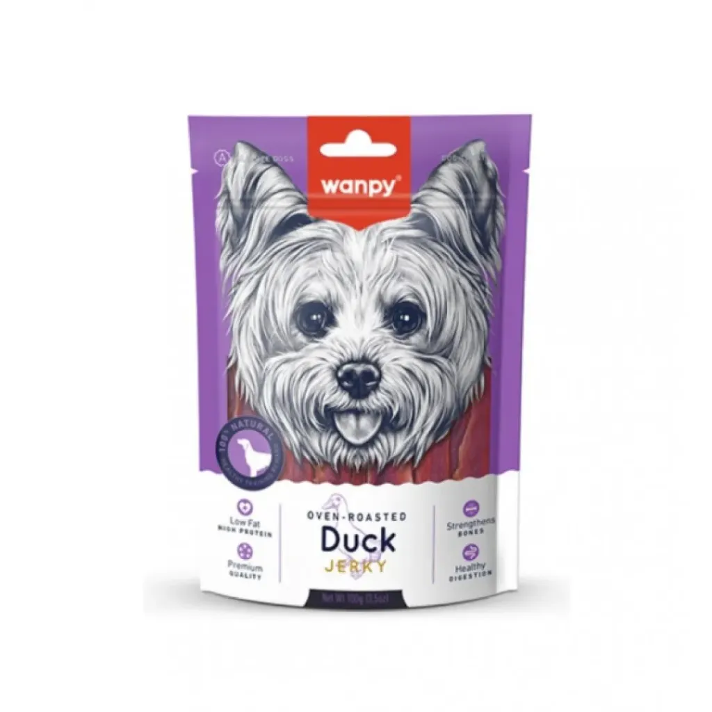 Wanpy Dog Treats (Duck Jerky) 100g