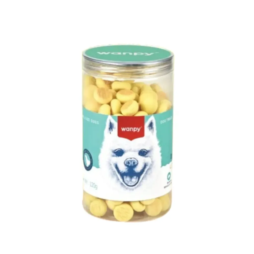 Wanpy Dog Snack Biscuits Little Ball (Apple) 120g