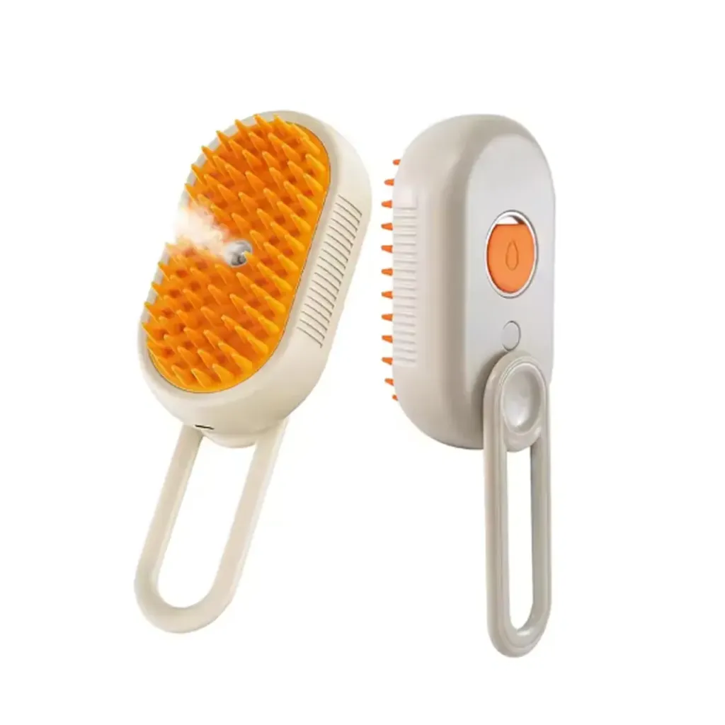 Push-Button Steam Massage Brush for Pets