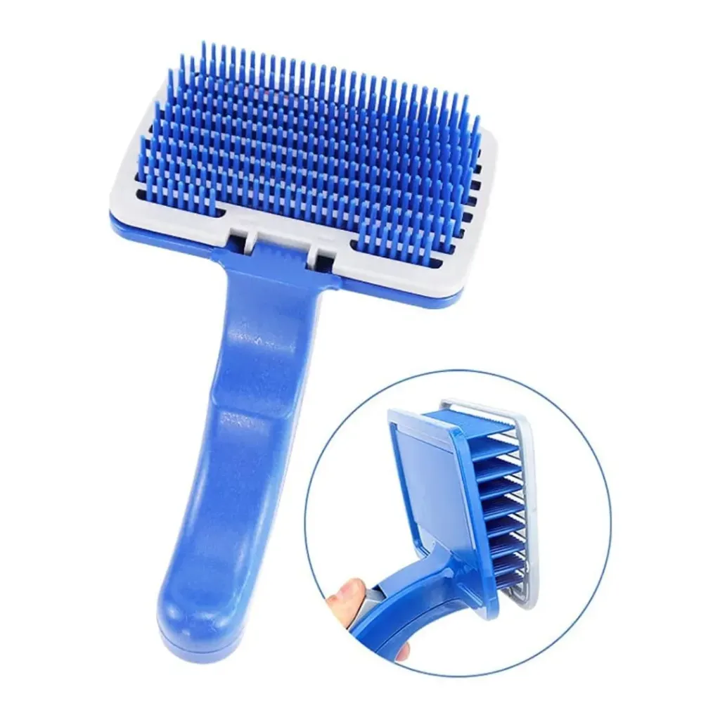 Slicker Brush with Press Key