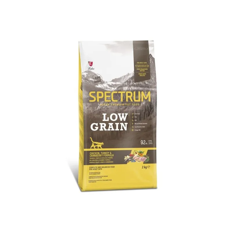 Spectrum low grain for Kitten Cat Food (Chicken & Turkey & Cranberry) 2 kg