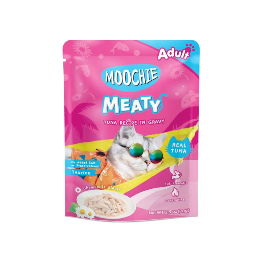 موشي طعام قطط (تونا في مرق) 70 جرام