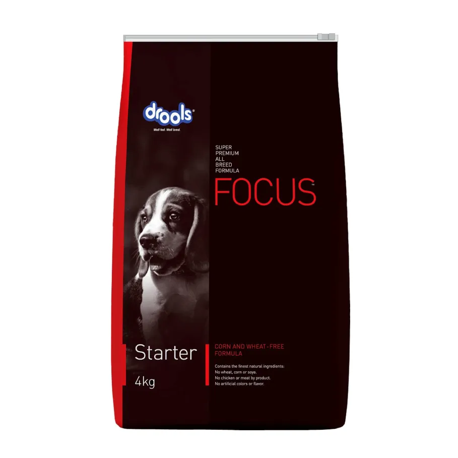 Drools Focus Starter Super Premium Dry Dog Food 4kg