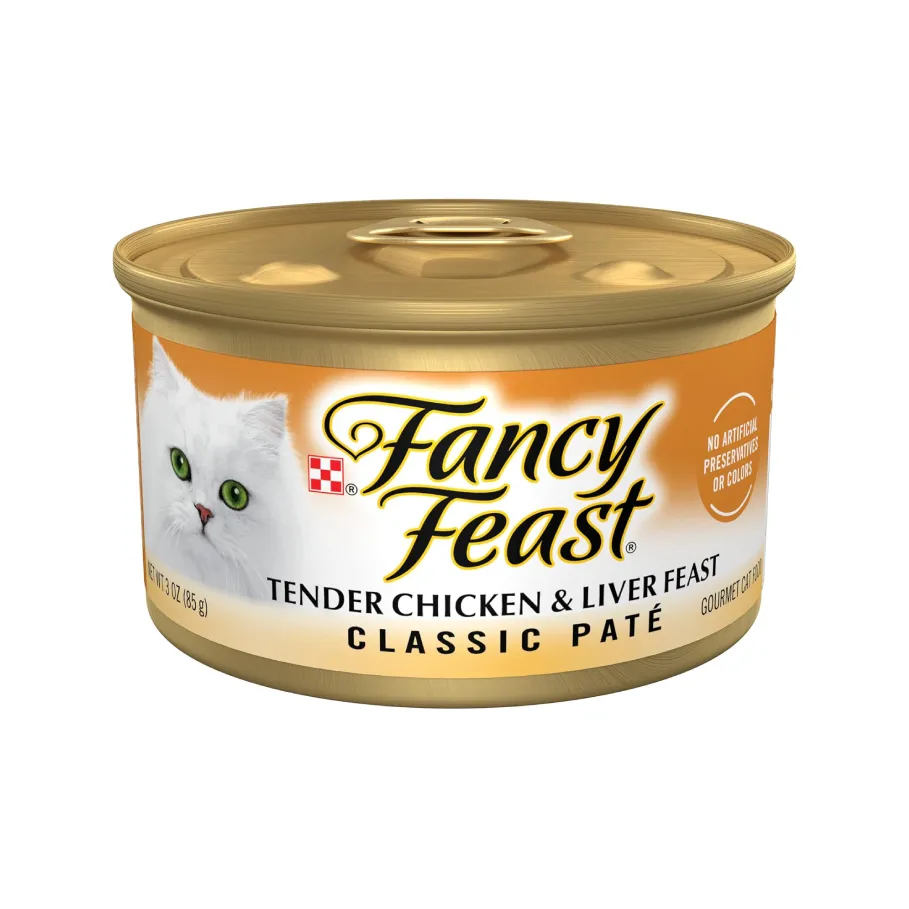 Fancy Feast Classic Pate (Liver and Chicken Feast in Gravy) Cat Food 85 g