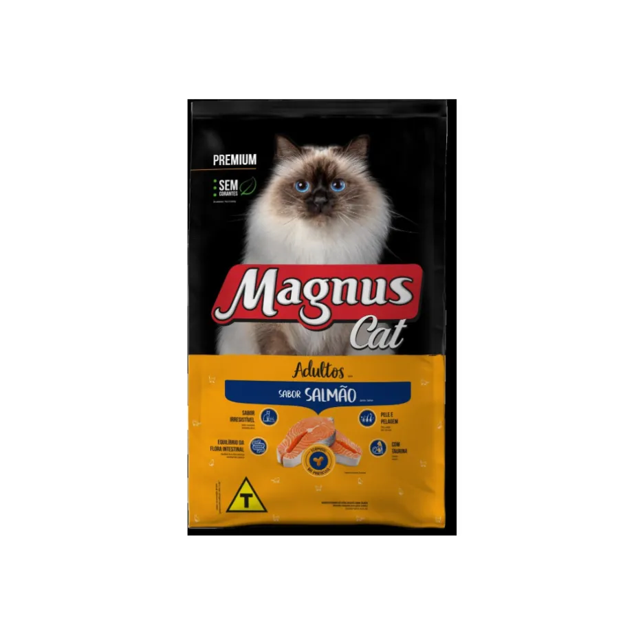 Magnus Cat Food Premium Adult Cats (Salmon Flavor) 1kg