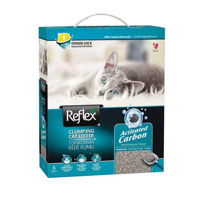 Reflex (Activated Carbon) Clumping Cat Litter 6 L