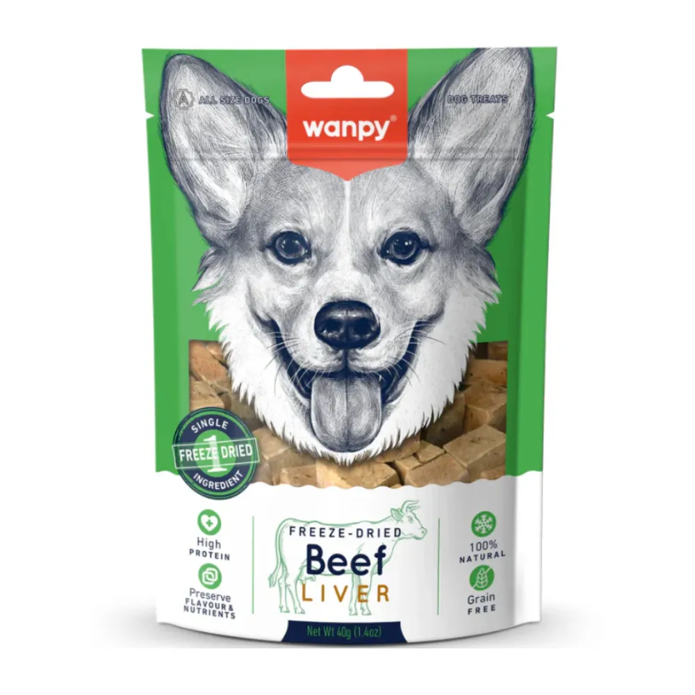 مكافآت وانبي للكلاب (كبدة لحم بقري) 100 جم