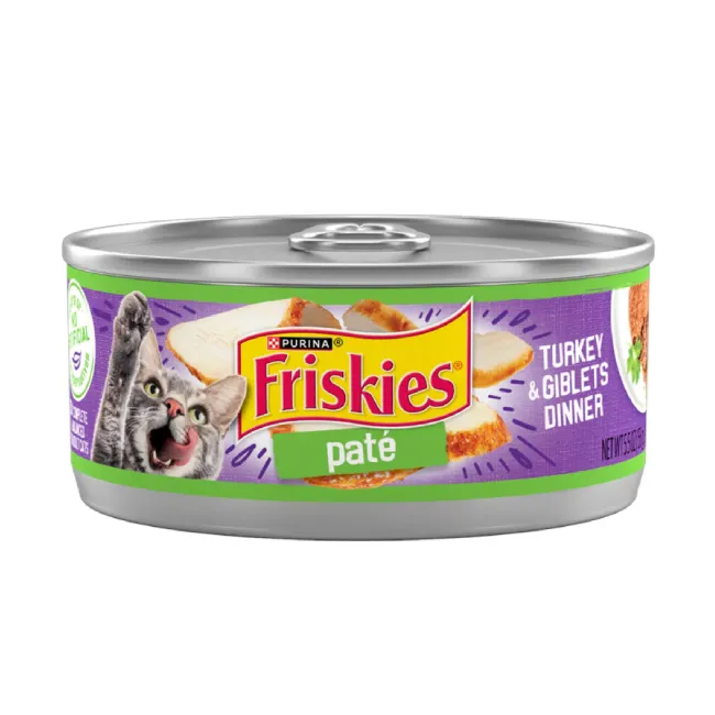 فريسكيز طعام رطب للقطط باتيه (ديك رومي والقوانص) 156 جم