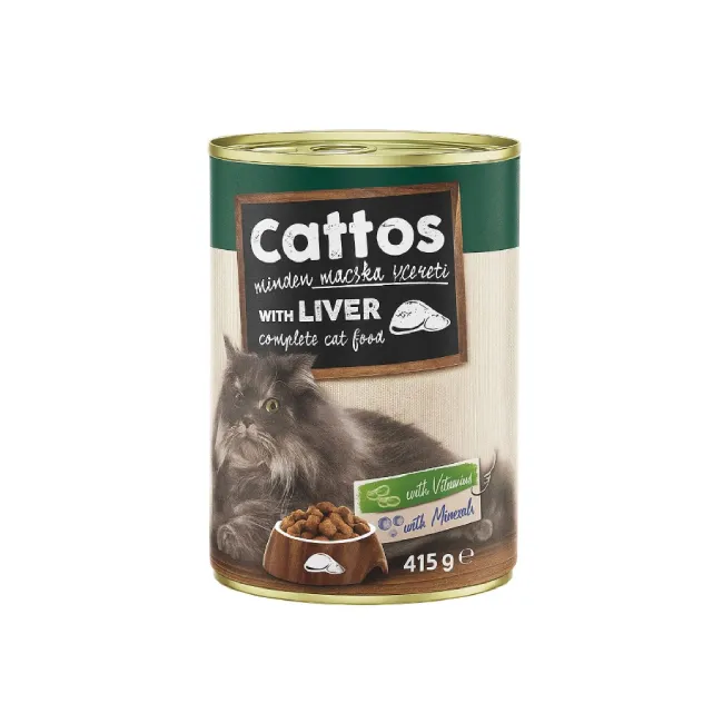 CATTOS CAT WET FOOD CAN (Liver) 415g