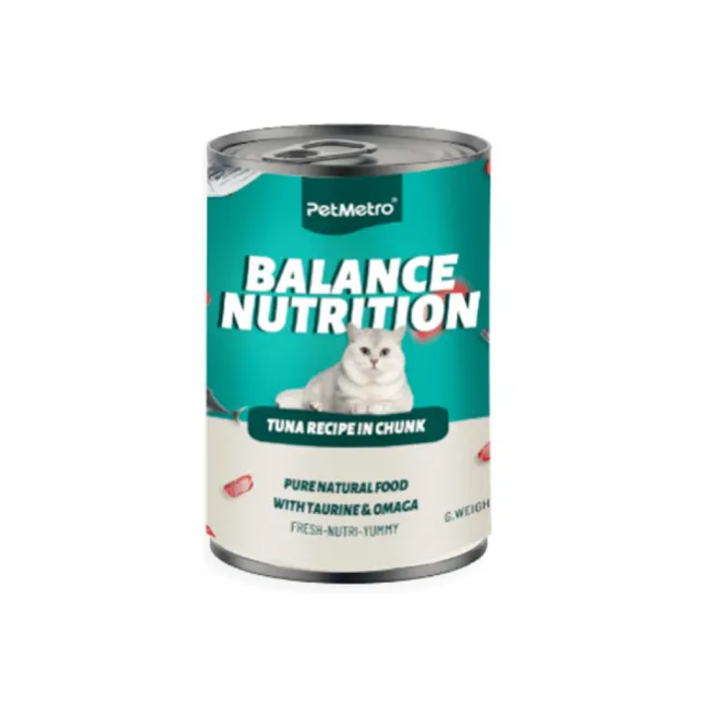 PetMetro CAT WET FOOD CAN (Tuna & Salmon flavour) 430gm