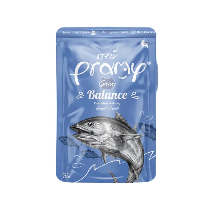 Pramy (Tuna Meat in Gravy) Wet Cat Food Pouch 70g