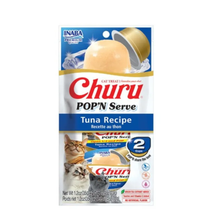 CHURU Cat Treat POP'N SERVE TUNA RECIPE 35g x 2cup