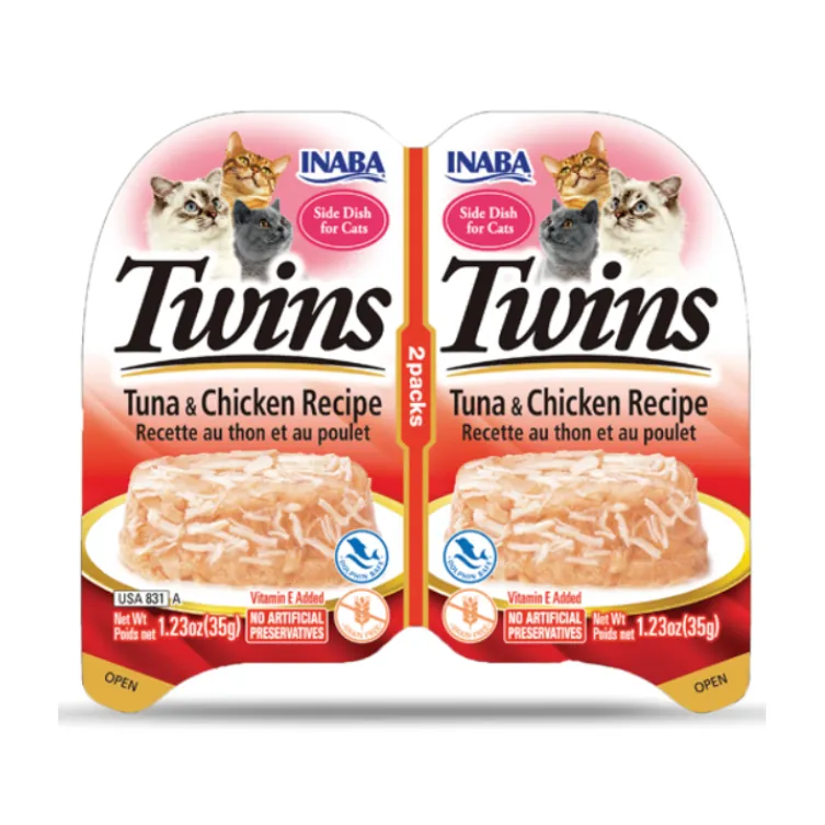 INABA TWINS (Tuna & Chicken Recipe)  35G X2