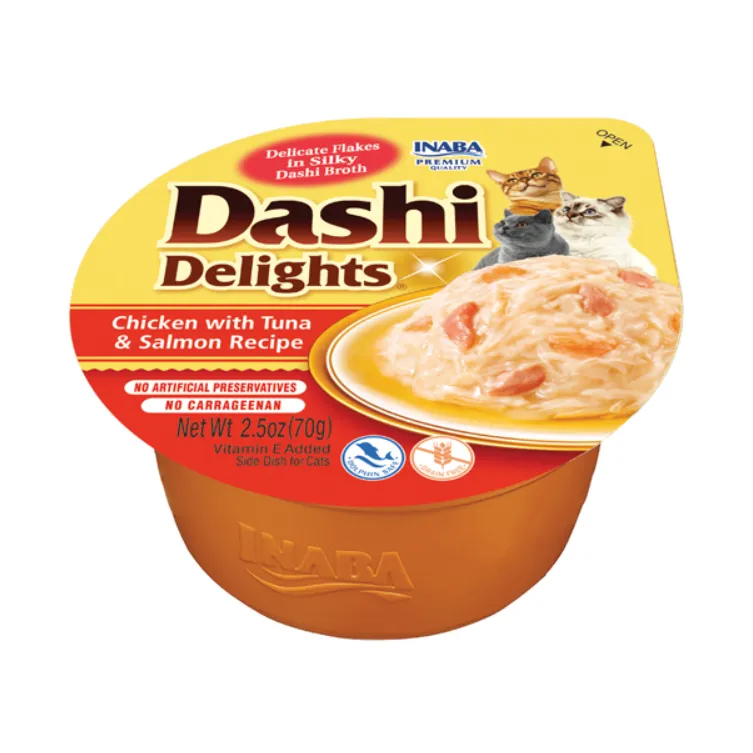 CUP DASHI DELIGHTS (CHICKEN WITH TUNA & SALMON RECIPE) 70g