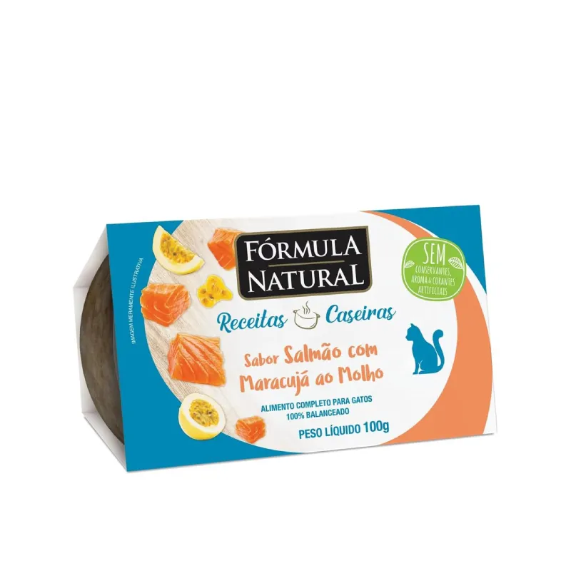 Formula Natural Wet Food Homemade Recipes Adult Cats (Salmon with Passion Fruit) 100g